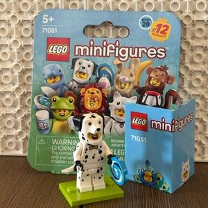 LEGO Minifigures Series 28 Dalmatian DOG Costume with Blue Accessory